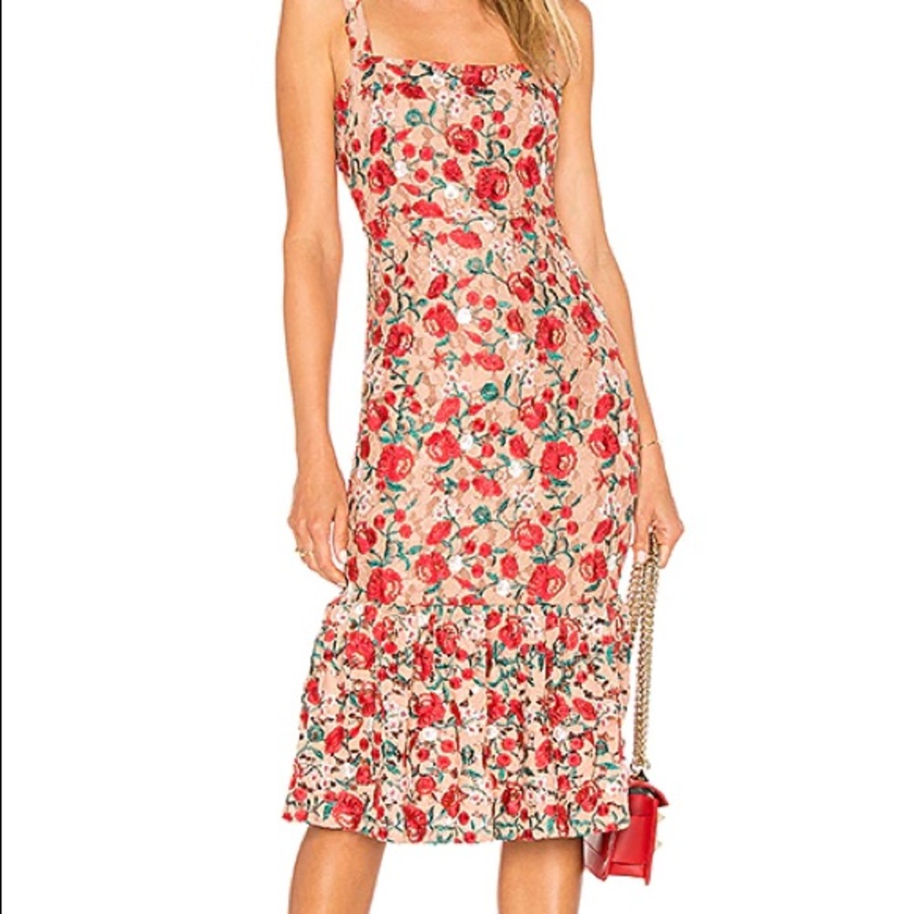 Lovers + Friends Under the Stars Midi Dress